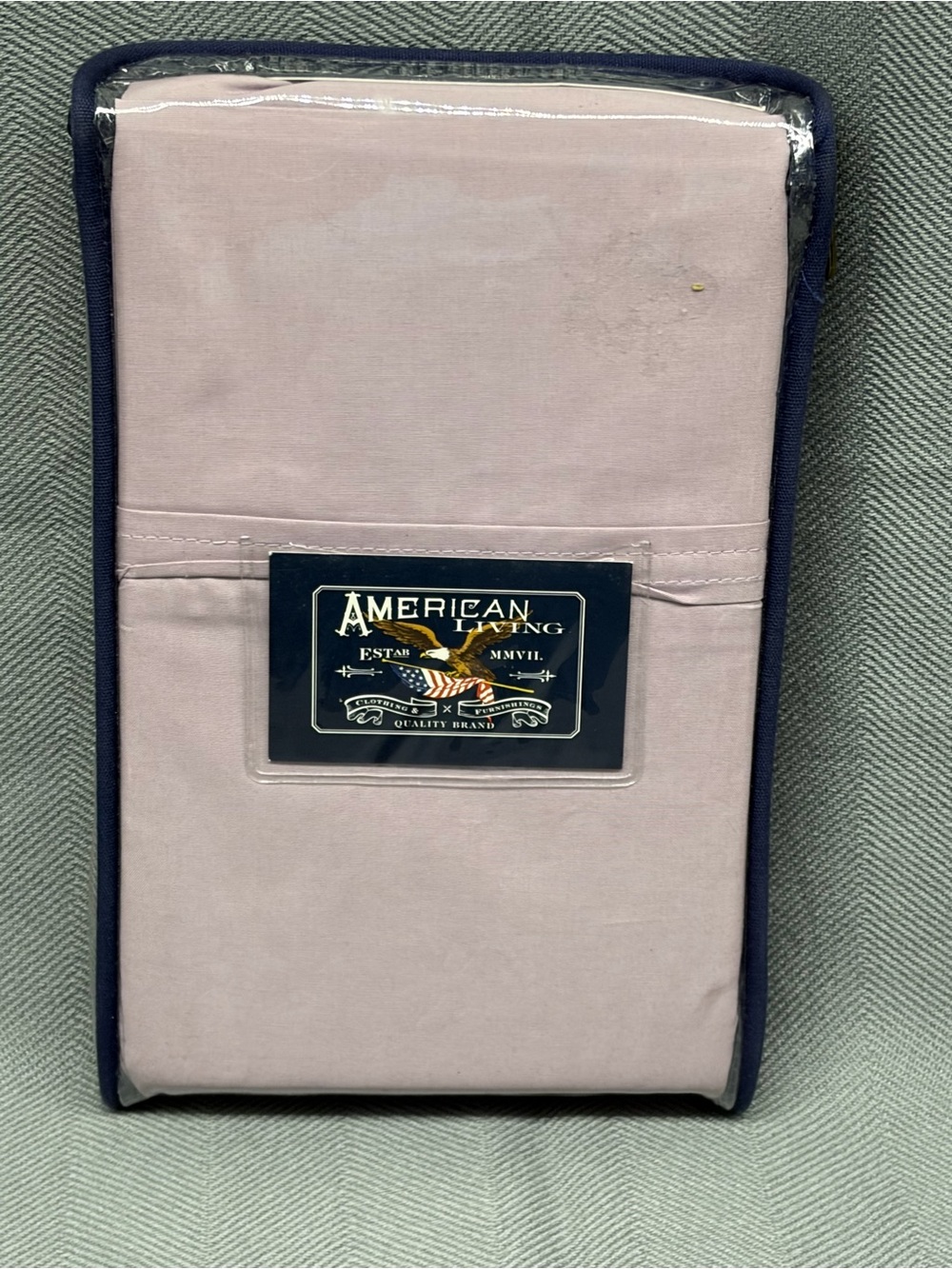 NWT American living 2 king pillowcases lavender. Supima cotton 450 thread count.
